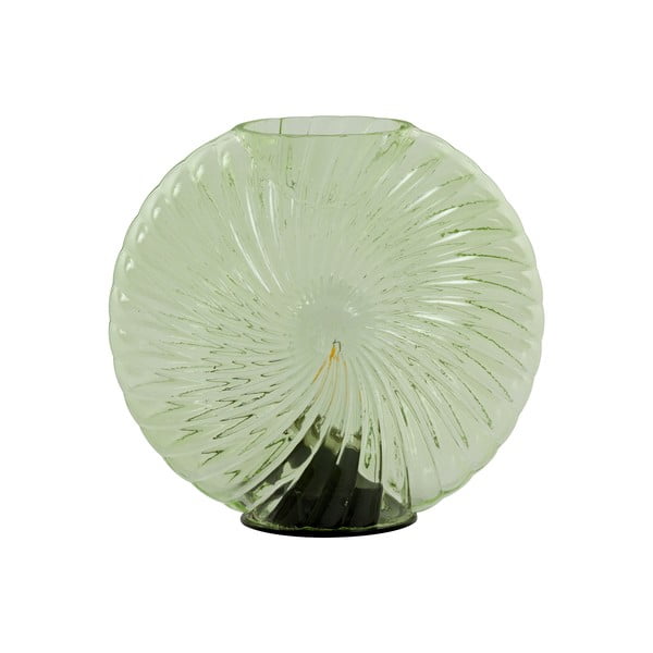 Zelená stolní lampa (výška 16,5 cm) Milado – Light & Living
