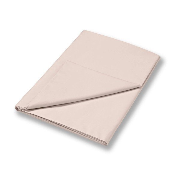 Béžové prostěradlo z bavlněného saténu 180x260 cm Cotton Sateen – Bianca-image-3