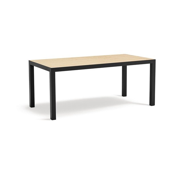 Jídelní stůl s deskou z dubového dřeva 75x180 cm Alma – Teulat