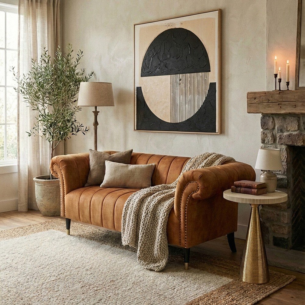 Produktové foto Hnědá pohovka 185 cm Siena – Premier Housewares