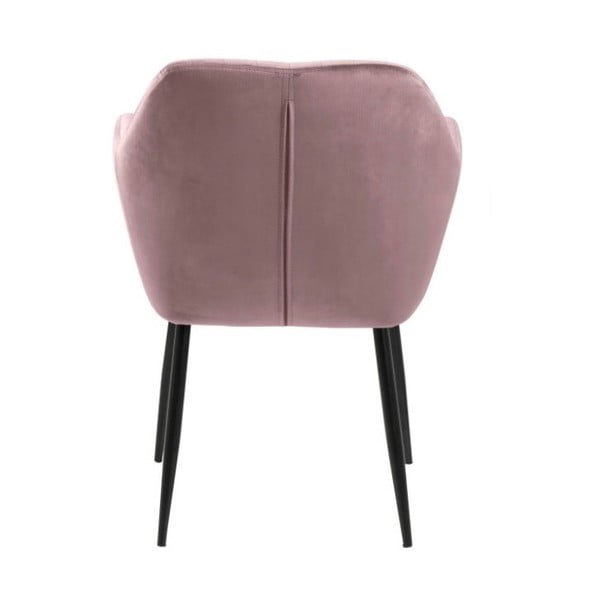 Růžové čalouněné jídelní křeslo Emilia – Actona-image-4