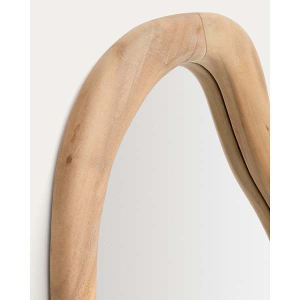 Nástěnné zrcadlo s dřevěným rámem 44x68 cm Selem – Kave Home-image-2