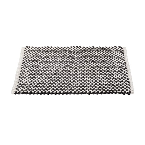 Černobílá textilní koupelnová předložka 50x80 cm Covelo – Wenko-image-2