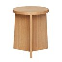 Stolička v dekoru dubu v přírodní barvě Split – Hübsch