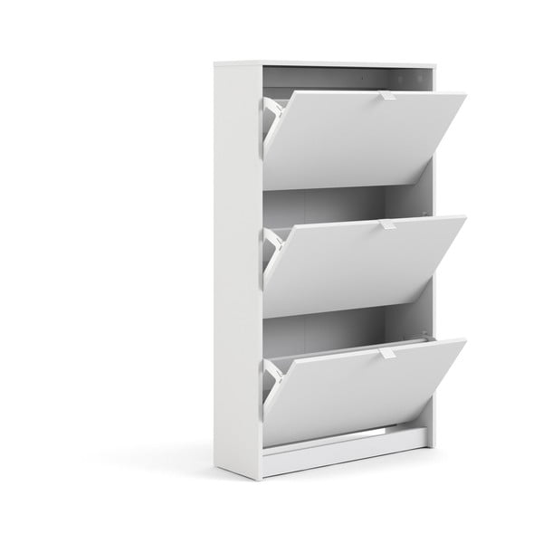 Bílý výklopný botník Shoes – Tvilum-image-4