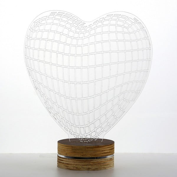3D stolní lampa Heart-image-2