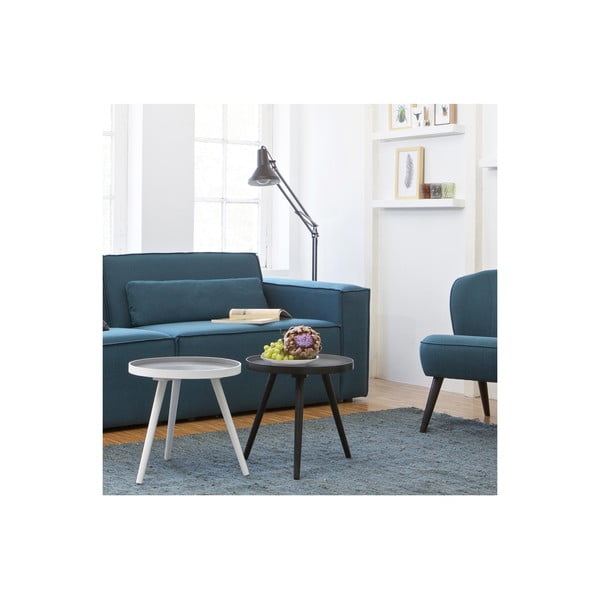 Černý odkládací stolek WOOOD Sasha, ø 41 cm-image-3