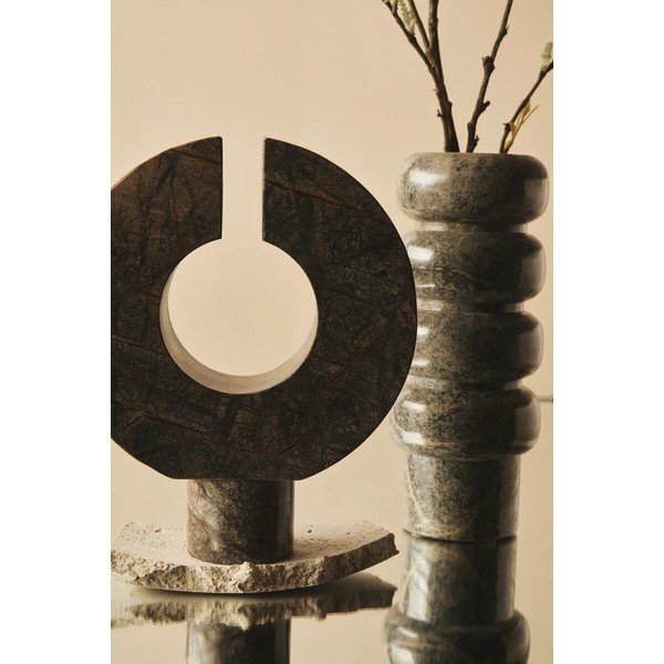Zelená mramorová váza (výška 25 cm) Fazio – Premier Housewares-image-3