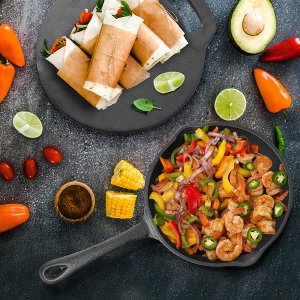 Grilovací litinová pánev ø 16 cm LITINA – Orion-image-1