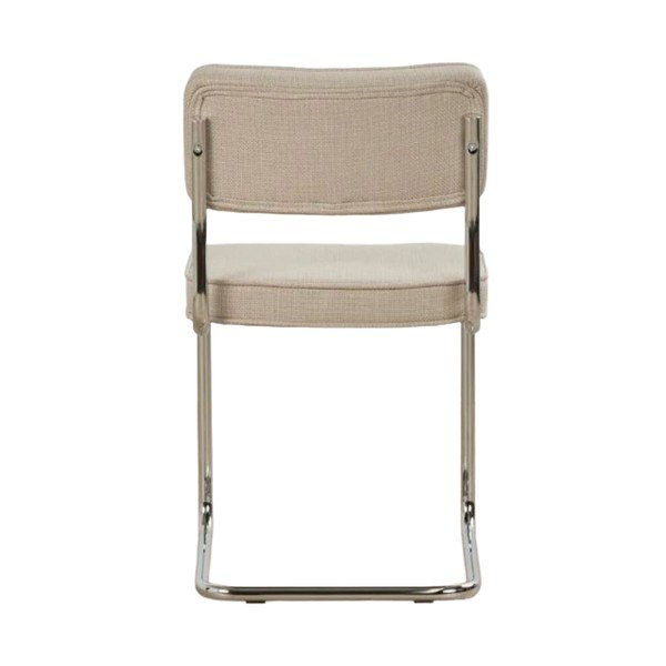 Béžová čalouněná houpací jídelní židle Rupert – Unique Furniture-image-3