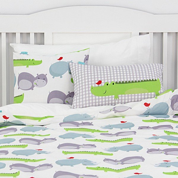 Dětské bavlněné povlečení na peřinu a polštář Mr. Fox Hippo, 140 x 200 cm-image-3