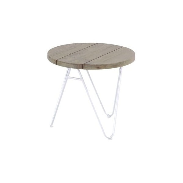 Zahradní stolek z teakového dřeva Hartman Sophie Full Moon, ø 50 cm