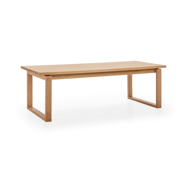 Jídelní stůl s deskou v dubovém dekoru 100x220 cm Rina – Marckeric