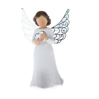 Soška anděla se srdcem Dakls, výška 12 cm