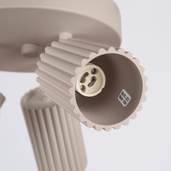 Taupe kovové bodové svítidlo Gleam – Sollux-image-4