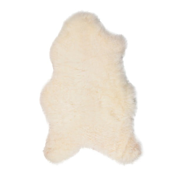 Bílá ovčí kožešina s krátkým chlupem Arctic Fur Lina, 90 x 55 cm