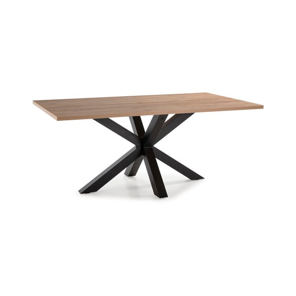 Jídelní stůl s deskou v dubovém dekoru 100x180 cm Comba – Marckeric-image-2