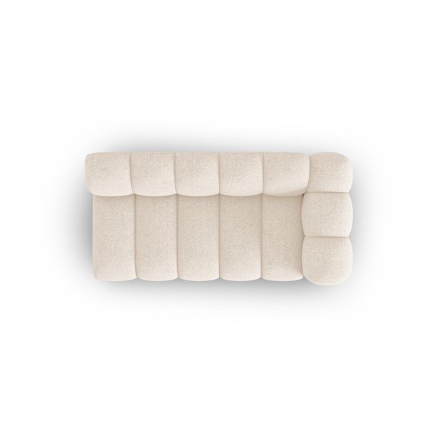 Krémový modul pohovky (pravý roh) Lupine – Micadoni Home-image-3