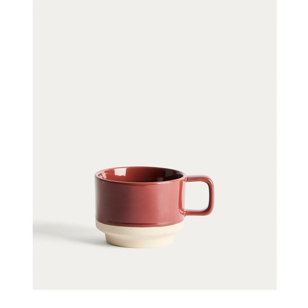 Vínový keramický hrnek Doren – Kave Home-image-4