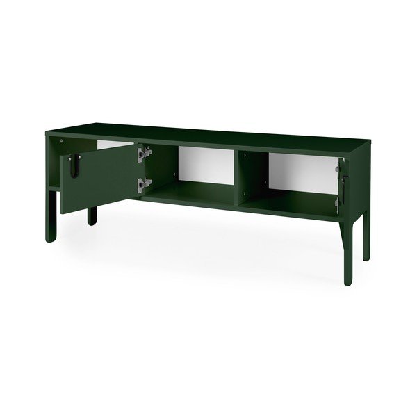 Tmavě zelená TV komoda Tenzo Uno, šířka 137 cm-image-4