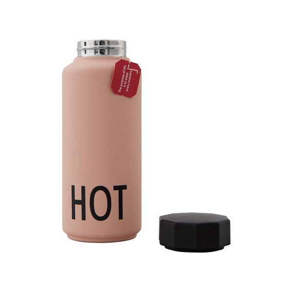 Růžová termo láhev Design Letters Hot, 500 ml-image-3