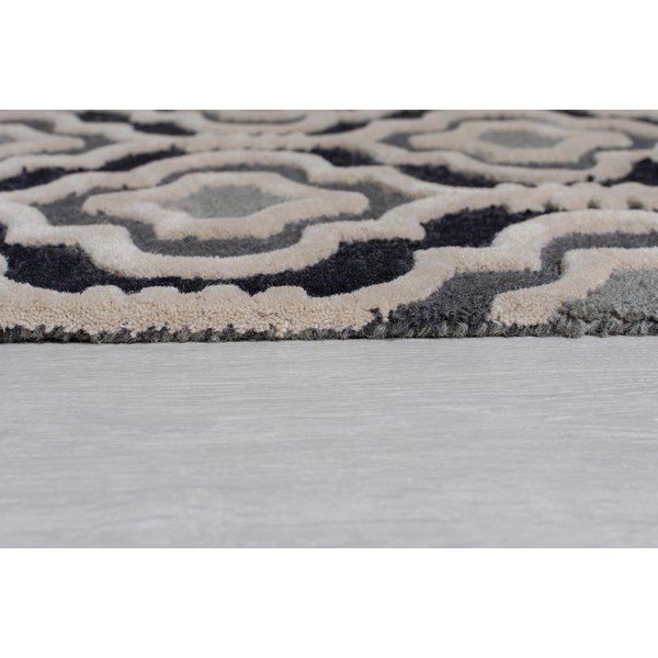 Šedý vlněný koberec 290x200 cm Moorish Amira - Flair Rugs-image-4