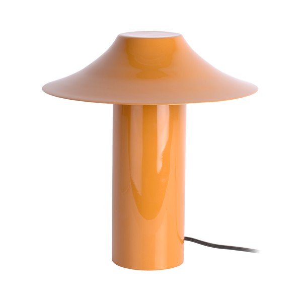 Oranžová kovová stolní lampa (výška 32 cm) Catania Trapeze – Leitmotiv