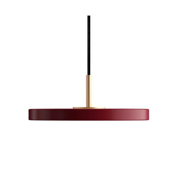 Červené LED závěsné svítidlo s kovovým stínidlem ø 15 cm Asteria Micro – UMAGE-image-4