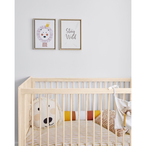 Béžový bavlněný povlak na dětský polštář Kave Home Uriana, ø 45 cm-image-2