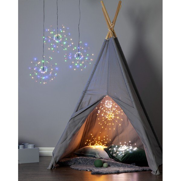 Závěsná svítící LED dekorace Star Trading Firework, ø 26 cm-image-1