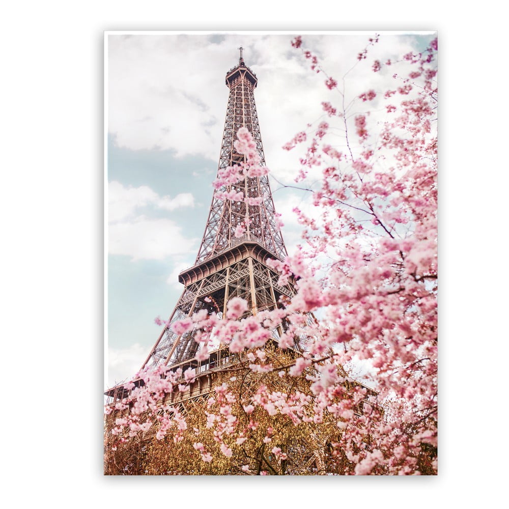 Obraz na plátně Styler Romantic Eiffel, 100 x 75 cm