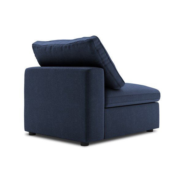 Tmavě modrá prostřední část modulární manšestrové pohovky Windsor & Co Sofas Galaxy-image-3