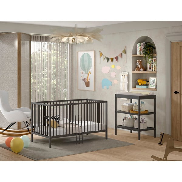 Set dětského nábytku z bukového dřeva 2 ks Dino – Vipack-image-1