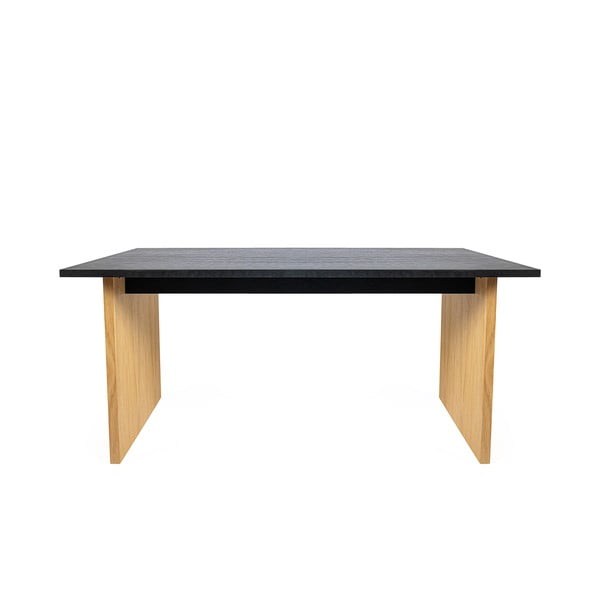 Jídelní stůl s deskou v dubovém dekoru 90x160 cm Stripe – Woodman-image-2