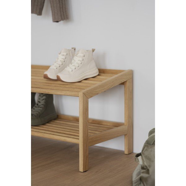 Botník z dubového dřeva v přírodní barvě Hillmond – Rowico-image-4