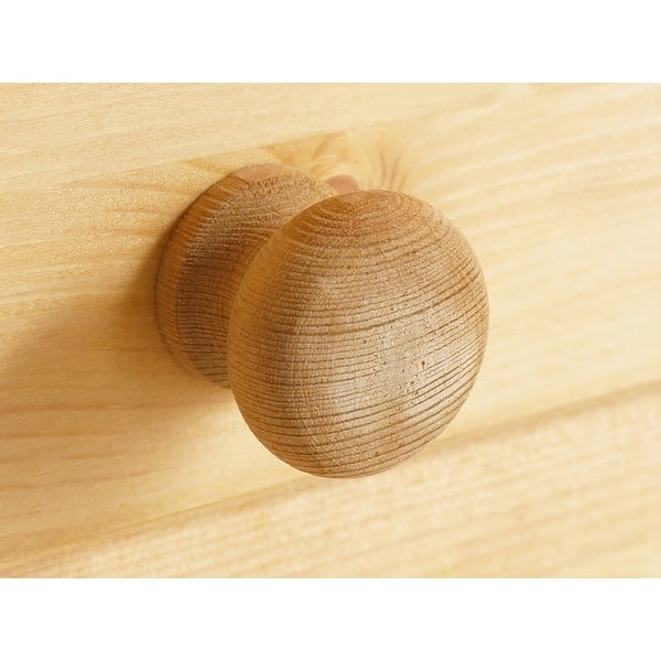 Vitrína z borovicového dřeva v přírodní barvě 95x35 cm Lisa – Støraa-image-1