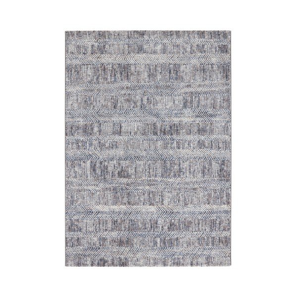 Modro-šedý koberec Elle Decoration Arty Gonesse, 80 x 150 cm