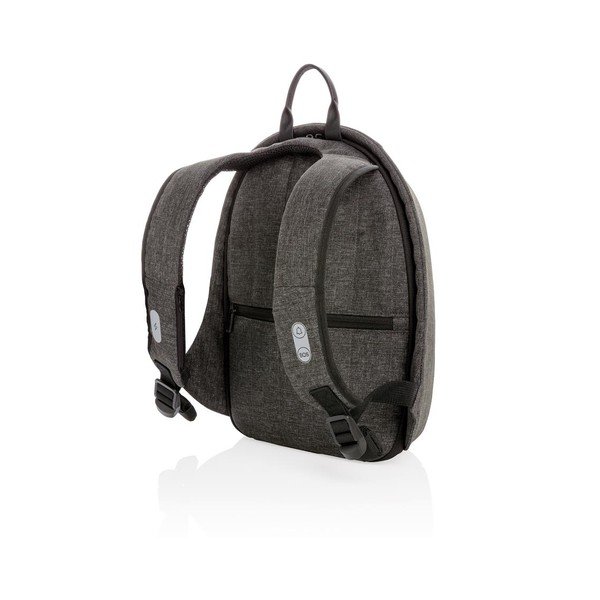 Černo-šedý dámský bezpečnostní batoh XD Design Elle Protective, 8 l-image-2