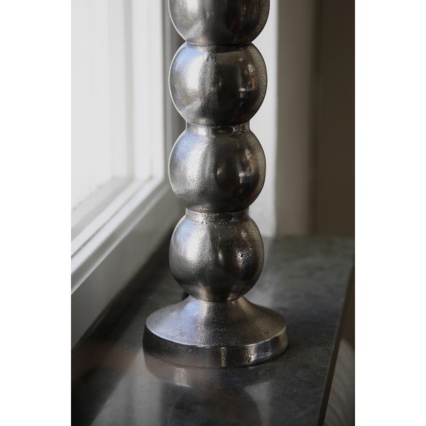 Stolní lampa ve stříbrné barvě (výška 33 cm) Gong – Markslöjd-image-1