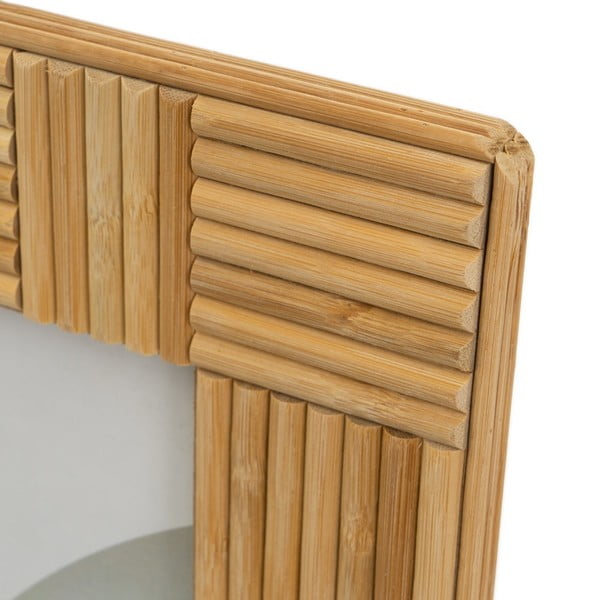 Bambusový stojací rámeček v přírodní barvě 23x28 cm – Casa Selección-image-2