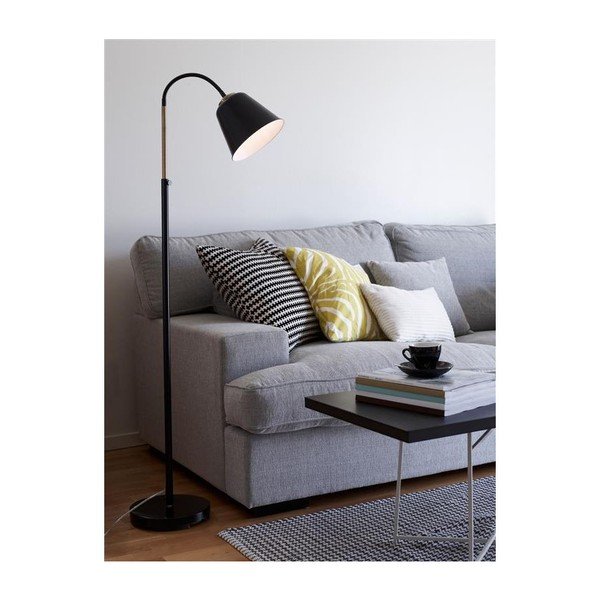 Černá volně stojící lampa Markslöjd Kolding-image-1