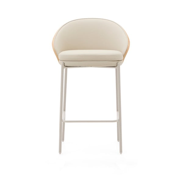 Béžová/v přírodní barvě barová židle (výška sedáku 65 cm) Eamy – Kave Home-image-4