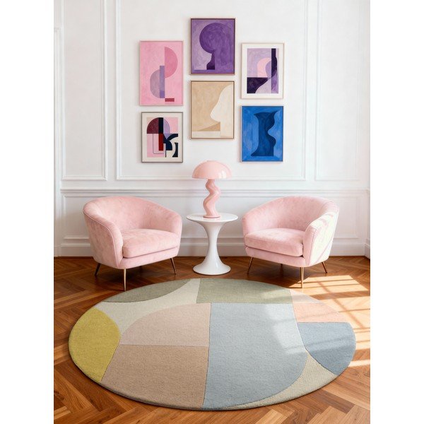 Ručně tkaný vlněný kulatý koberec ø 200 cm Westminster Piccadilly – Ted Baker-image-1