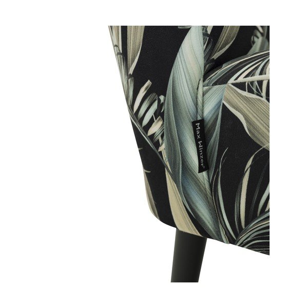 Černo-zelené křeslo Max Winzer Fiona Carribean-image-4