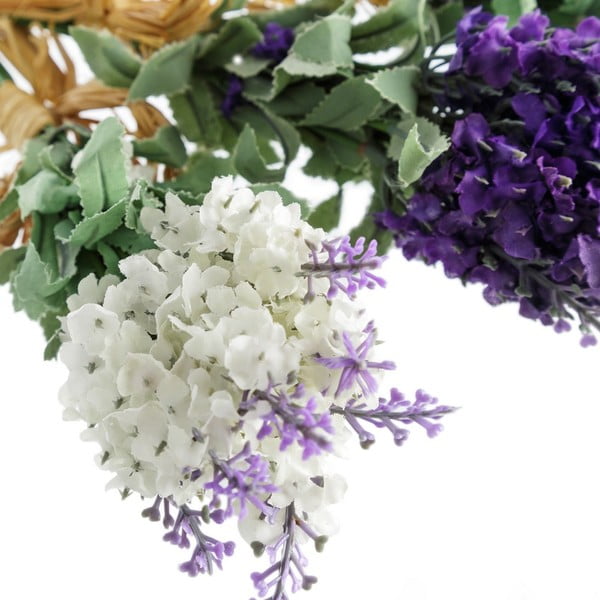 Umělé květiny v sadě 3 ks (výška 32 cm) Lavender Bouquet – Casa Selección-image-1