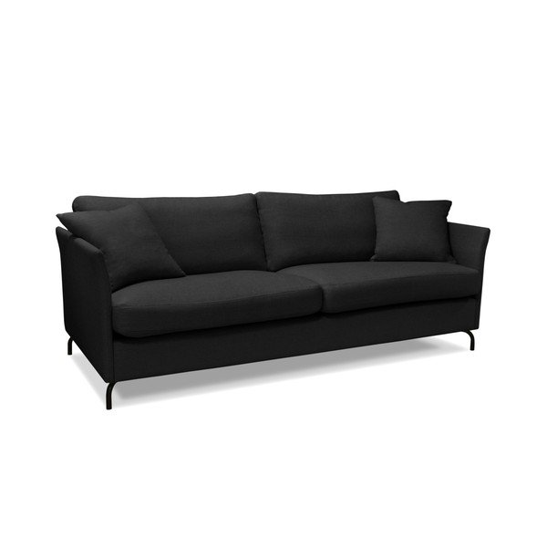 Tmavě šedá trojmístná pohovka Windsor  & Co. Sofas Saturne-image-2