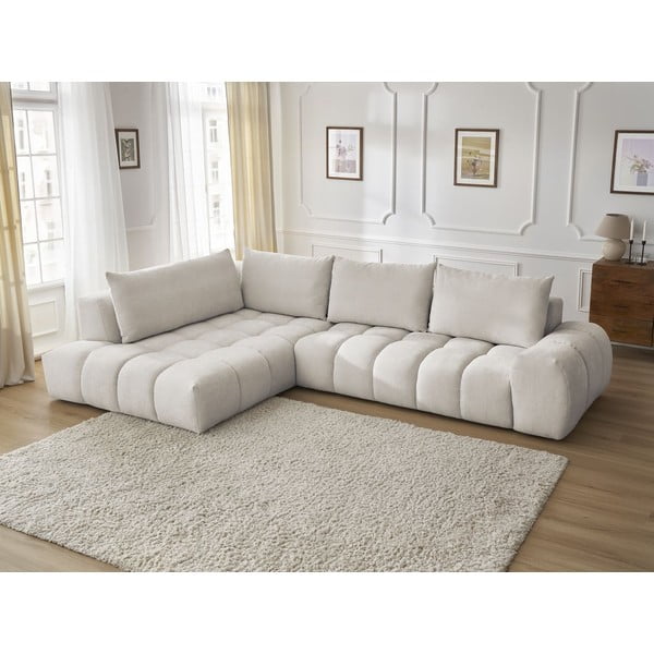 Béžová rohová pohovka (levý roh) Everest – Bobochic Paris-image-4