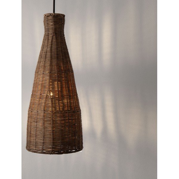 Ratanové závěsné svítidlo v přírodní barvě ø 19,5 cm Rielo – Nova Luce-image-1