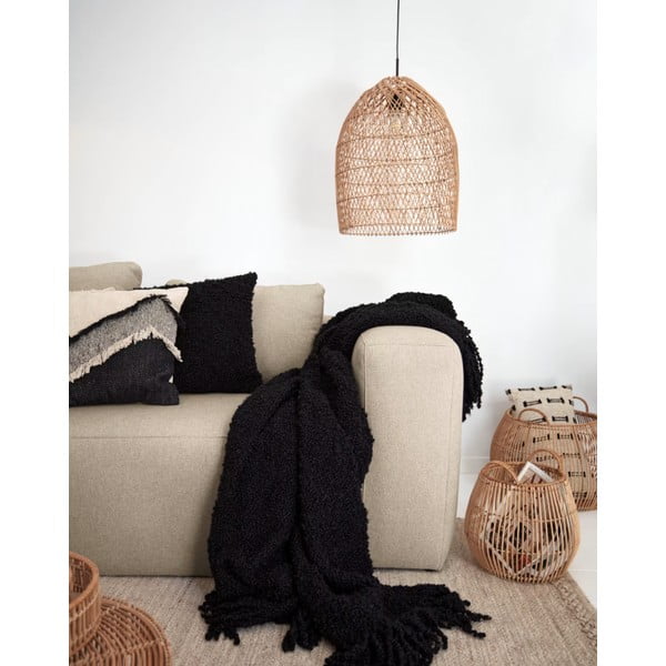 Ratanové stínidlo v přírodní barvě ø 44 cm Domitila – Kave Home-image-1