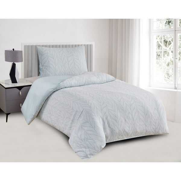 Zelené povlečení na jednolůžko z žakáru 140x200 cm Florida – My House-image-1